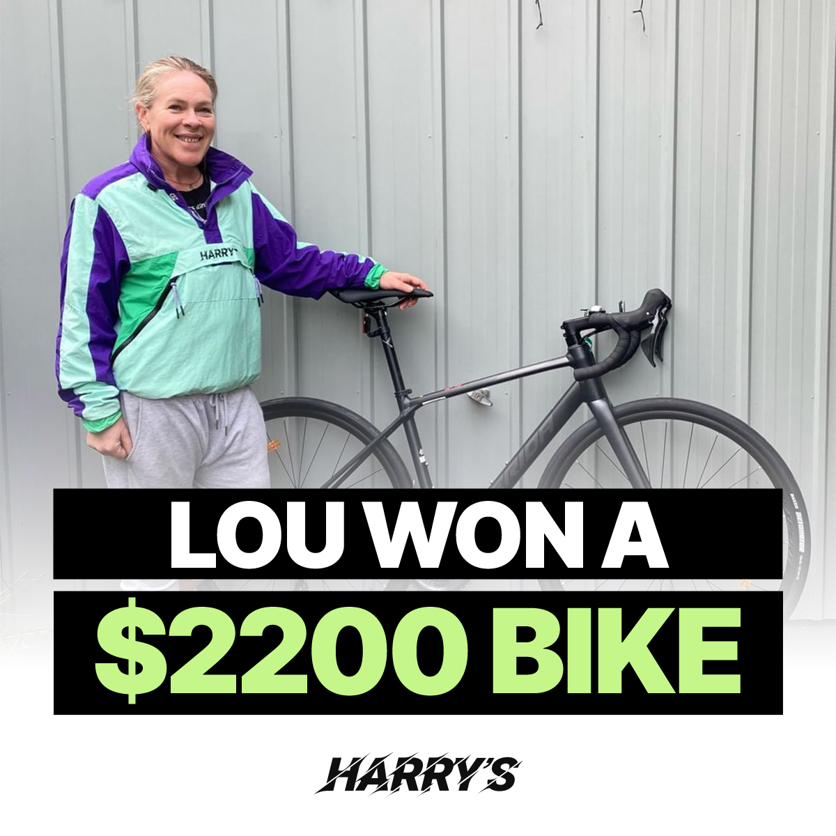 Lou, Harry's Challenge winner