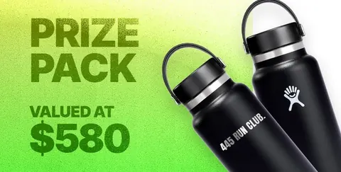 4:45 Club prize pack, valued at $578.94 AUD