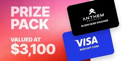 Smoko 60 prize pack, valued at $3,100 AUD
