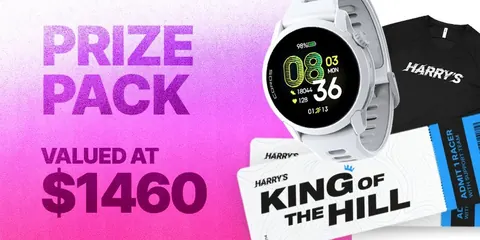 Clock The 3 prize pack, valued at $1,460 AUD