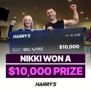 Nikki won the $10,000 Run Challenge