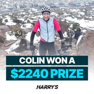 500km Cycle Challenge winner